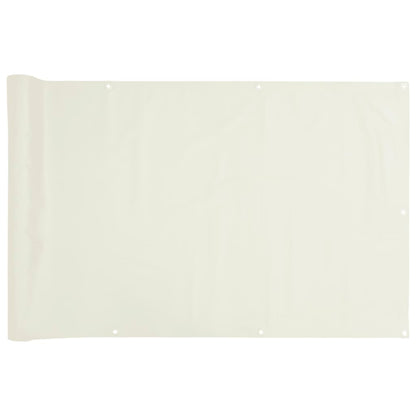 vidaXL Écran d'intimité de jardin blanc 700x120 cm PVC