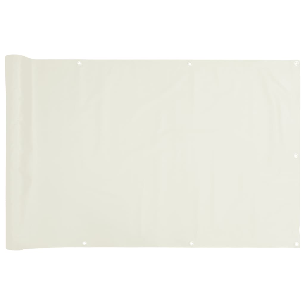 vidaXL Écran d'intimité de jardin blanc 800x120 cm PVC