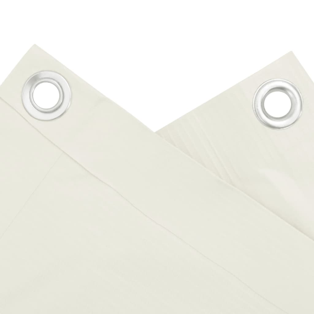 vidaXL Écran d'intimité de jardin blanc 800x120 cm PVC