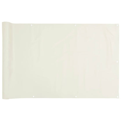 vidaXL Écran d'intimité de jardin blanc 1000x120 cm PVC