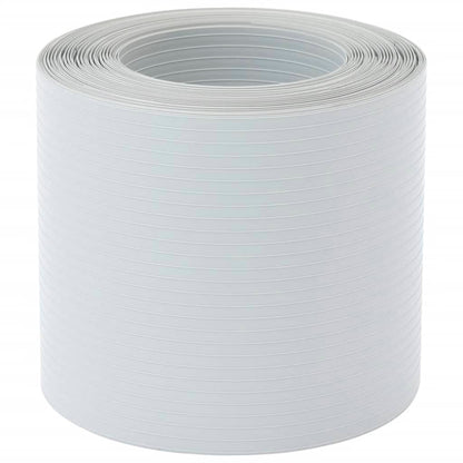 vidaXL Brises-vues de jardin 10 pcs gris clair 252,5x19 cm PVC