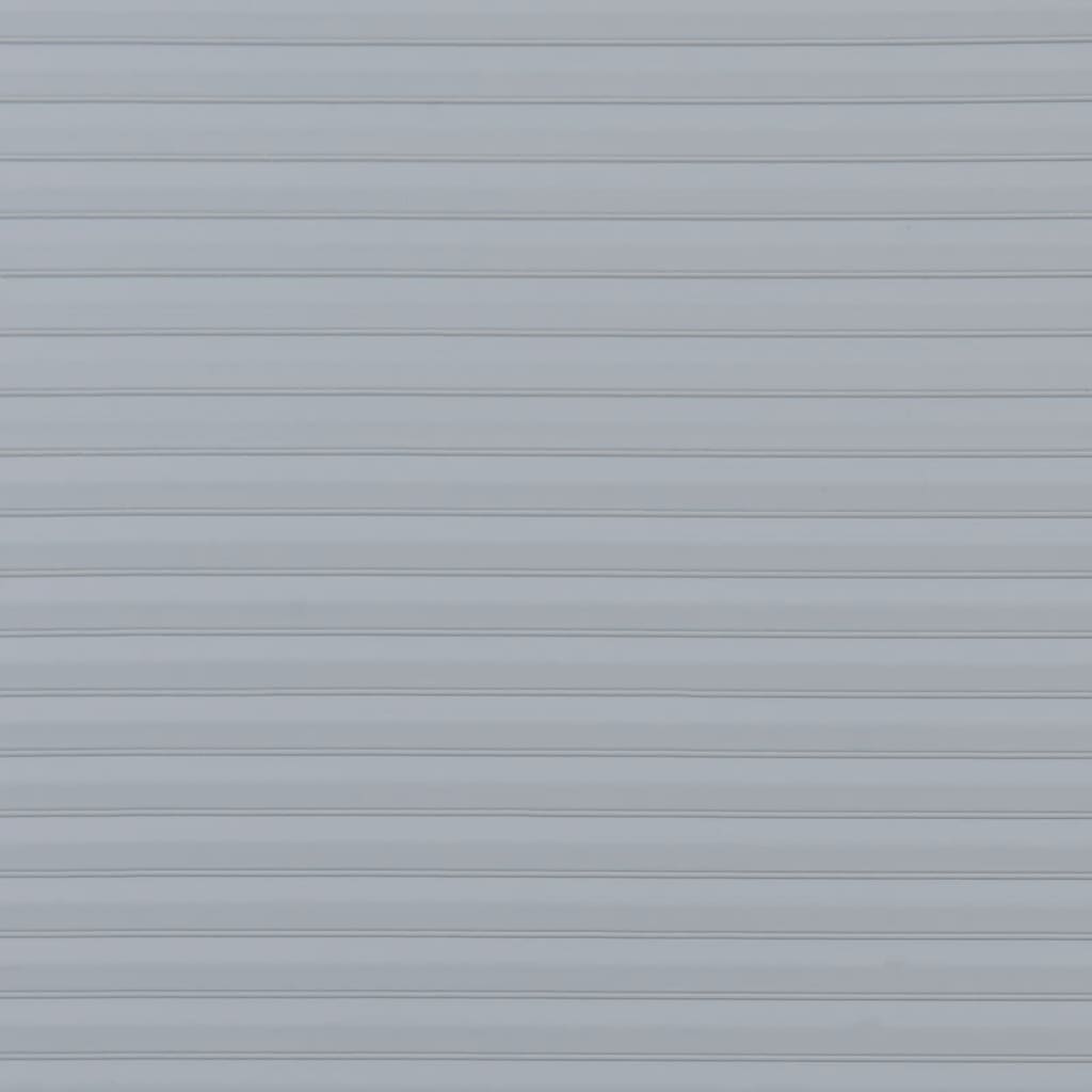vidaXL Brises-vues de jardin 10 pcs gris 252,5x19 cm PVC