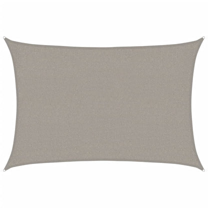vidaXL Voile d'ombrage 160 g/m² rectangulaire gris clair 2x3 m PEHD