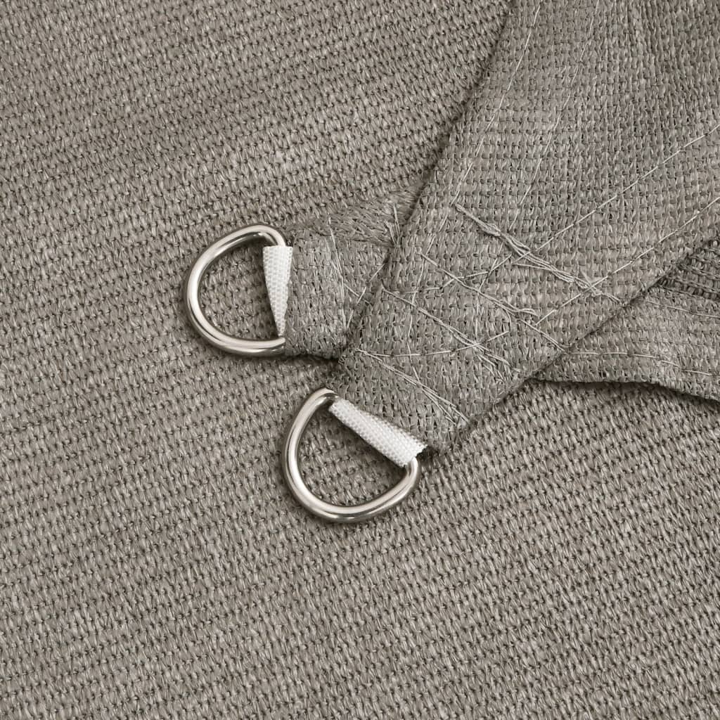 vidaXL Voile d'ombrage 160 g/m² rectangulaire gris clair 2x3 m PEHD