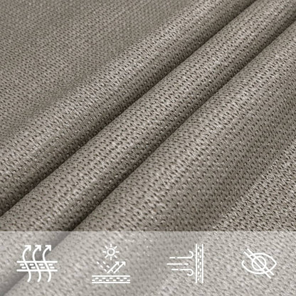 vidaXL Voile d'ombrage 160 g/m² rectangulaire gris clair 2x3 m PEHD