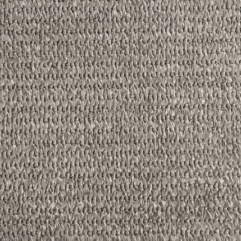 vidaXL Voile d'ombrage 160 g/m² rectangulaire gris clair 2x3 m PEHD