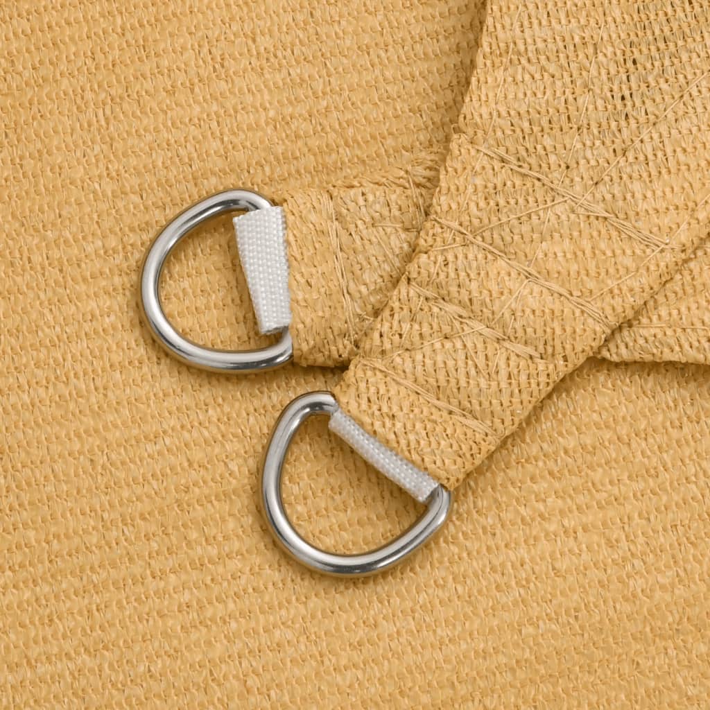 vidaXL Voile d'ombrage 160 g/m² rectangulaire sable 2x3 m PEHD