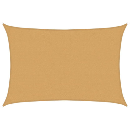 vidaXL Voile d'ombrage 160 g/m² rectangulaire sable 2,5x4 m PEHD