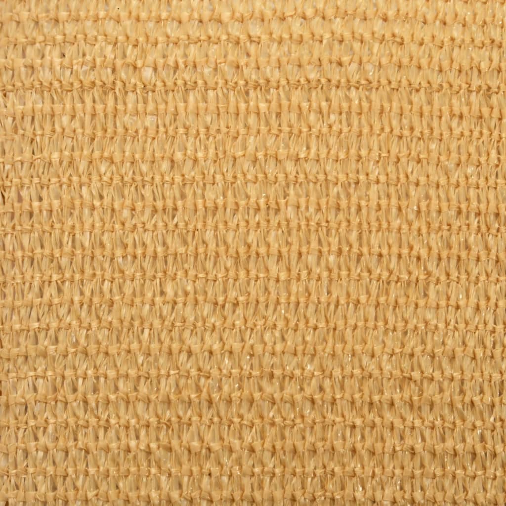 vidaXL Voile d'ombrage 160 g/m² rectangulaire sable 2,5x4 m PEHD