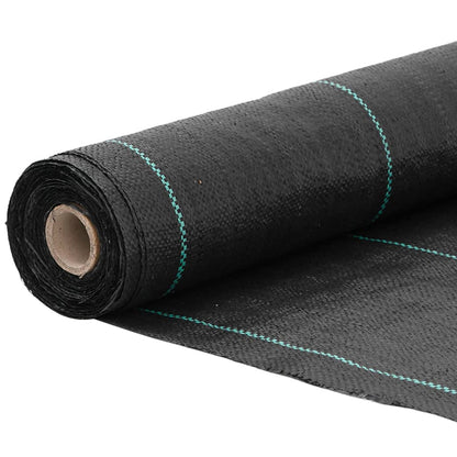 vidaXL Membrane anti-mauvaises herbes noir 0,5x10 m PP
