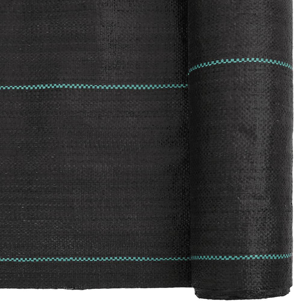 vidaXL Membrane anti-mauvaises herbes noir 0,5x10 m PP
