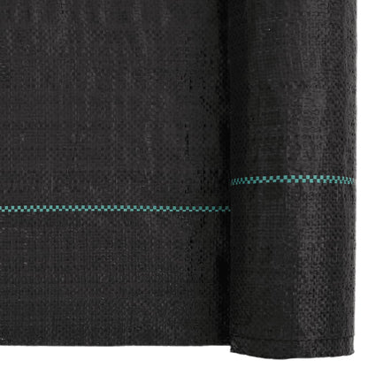 vidaXL Membrane anti-mauvaises herbes noir 1x150 m PP