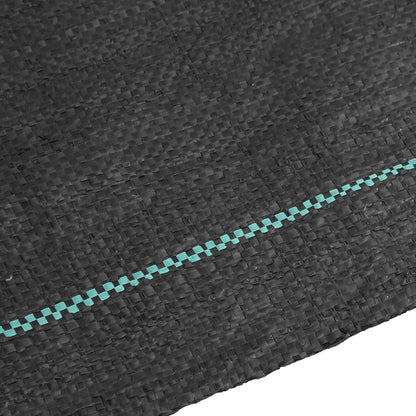vidaXL Membrane anti-mauvaises herbes noir 1,5x50 m PP