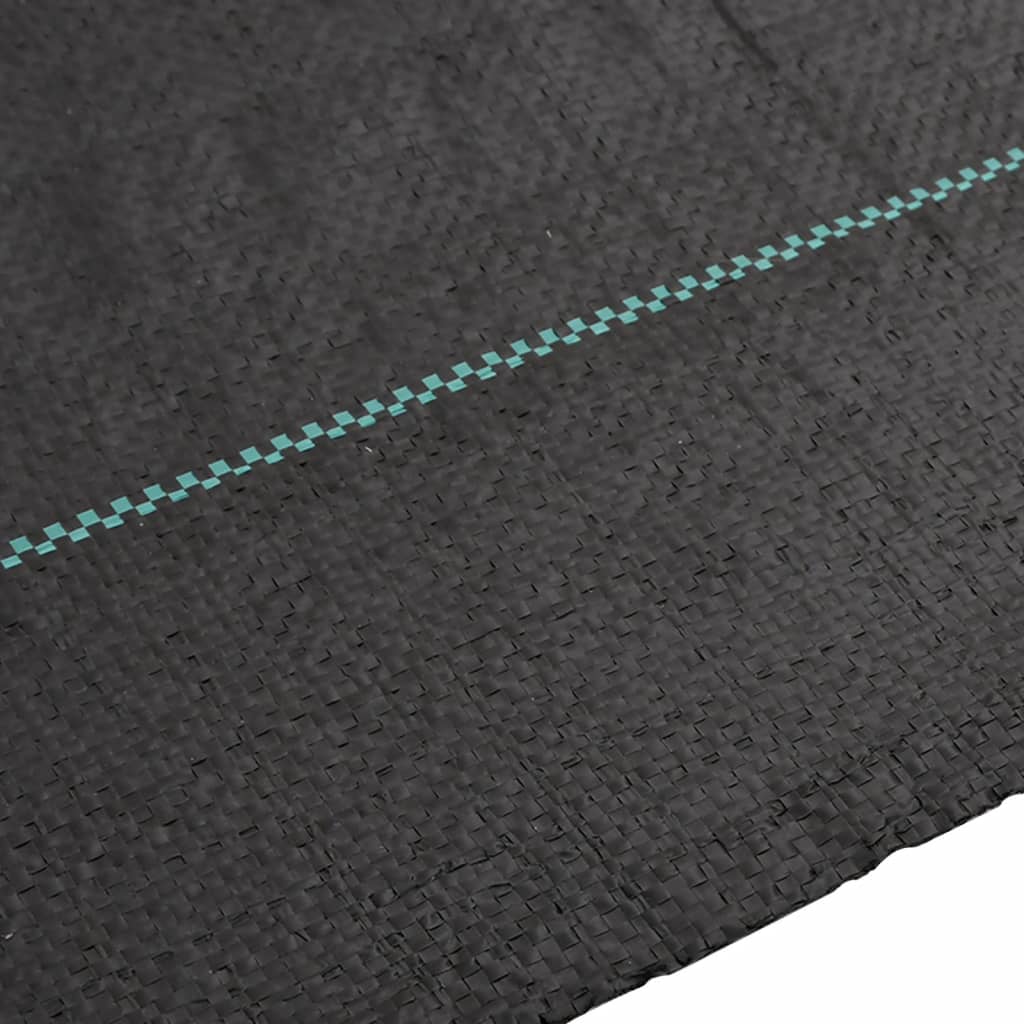 vidaXL Membrane anti-mauvaises herbes noir 1x10 m PP