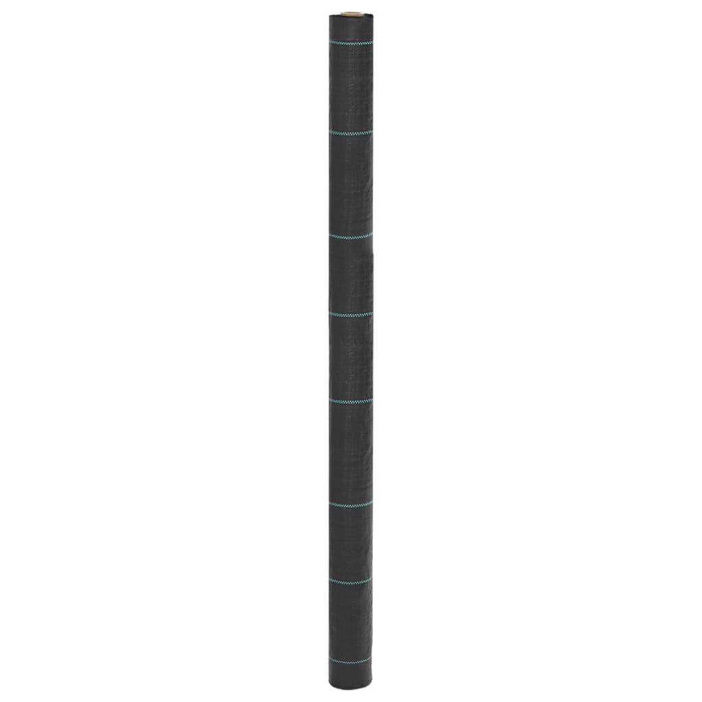 vidaXL Membrane anti-mauvaises herbes noir 1,5x50 m PP