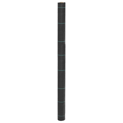 vidaXL Membrane anti-mauvaises herbes noir 1,5x50 m PP