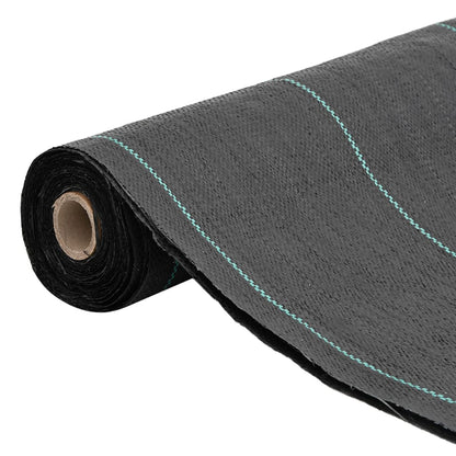 vidaXL Membrane anti-mauvaises herbes noir 1,5x50 m PP