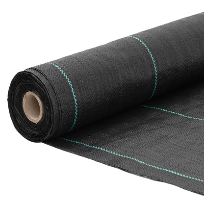 vidaXL Membrane anti-mauvaises herbes noir 1,5x50 m PP