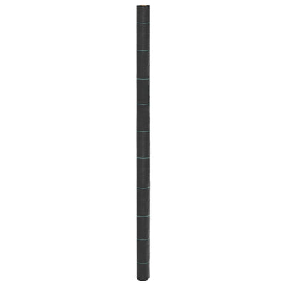 vidaXL Membrane anti-mauvaises herbes noir 2x25 m PP
