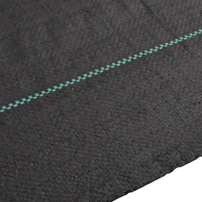 vidaXL Membrane anti-mauvaises herbes noir 2x50 m PP