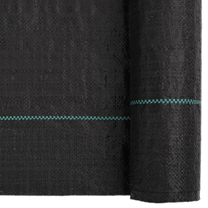 vidaXL Membrane anti-mauvaises herbes noir 2x50 m PP