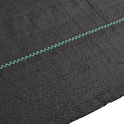 vidaXL Membrane anti-mauvaises herbes noir 2x100 m PP