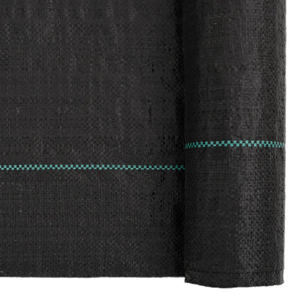 vidaXL Membrane anti-mauvaises herbes noir 2x150 m PP