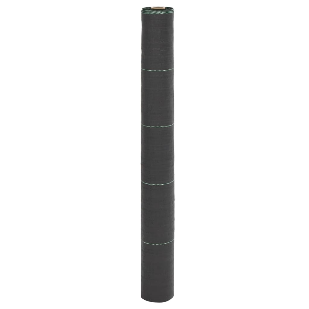 vidaXL Membrane anti-mauvaises herbes noir 1x10 m PP