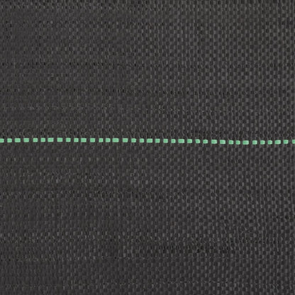 vidaXL Membrane anti-mauvaises herbes noir 1x25 m PP
