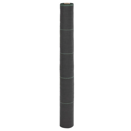 vidaXL Membrane anti-mauvaises herbes noir 1x50 m PP
