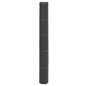 vidaXL Membrane anti-mauvaises herbes noir 1x50 m PP