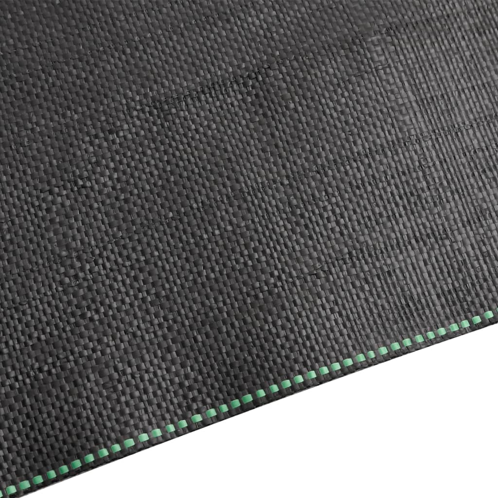 vidaXL Membrane anti-mauvaises herbes noir 1x50 m PP