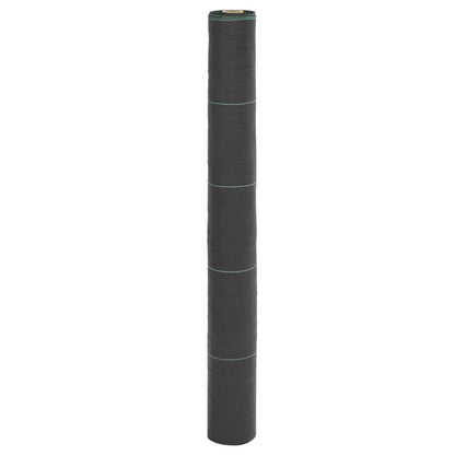 vidaXL Membrane anti-mauvaises herbes noir 1x100 m PP