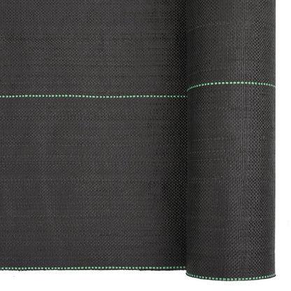 vidaXL Membrane anti-mauvaises herbes noir 1x150 m PP