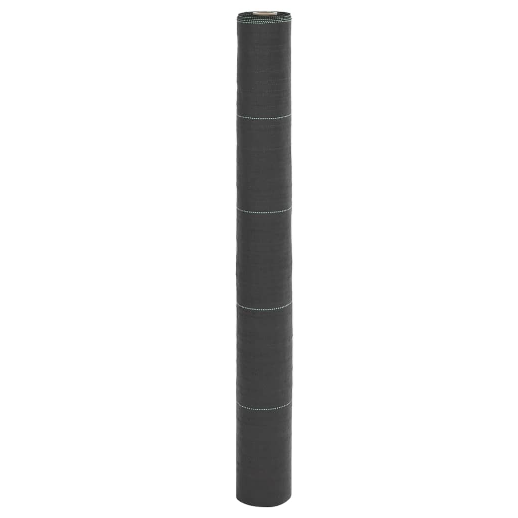 vidaXL Membrane anti-mauvaises herbes noir 1x200 m PP