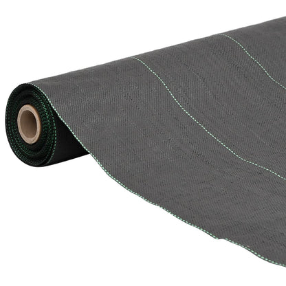 vidaXL Membrane anti-mauvaises herbes noir 1x200 m PP