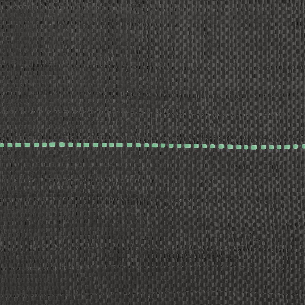 vidaXL Membrane anti-mauvaises herbes noir 1x200 m PP
