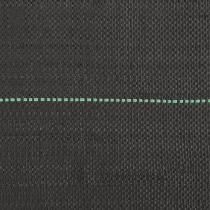 vidaXL Membrane anti-mauvaises herbes noir 1x200 m PP