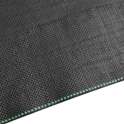 vidaXL Membrane anti-mauvaises herbes noir 2x25 m PP