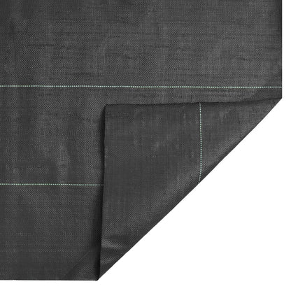 vidaXL Membrane anti-mauvaises herbes noir 2x100 m PP