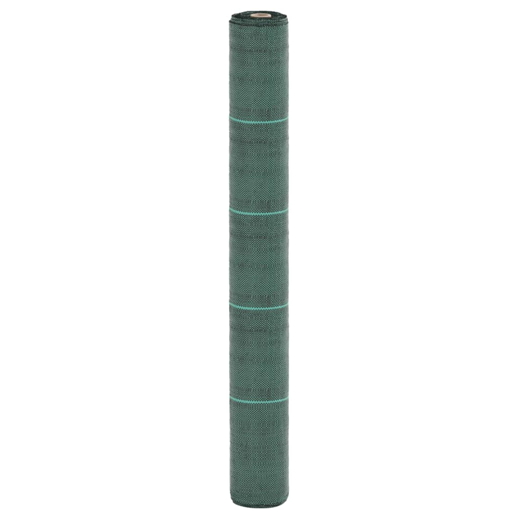 vidaXL Membrane anti-mauvaises herbes vert 1x150 m PP