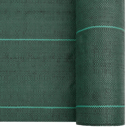 vidaXL Membrane anti-mauvaises herbes vert 1x150 m PP