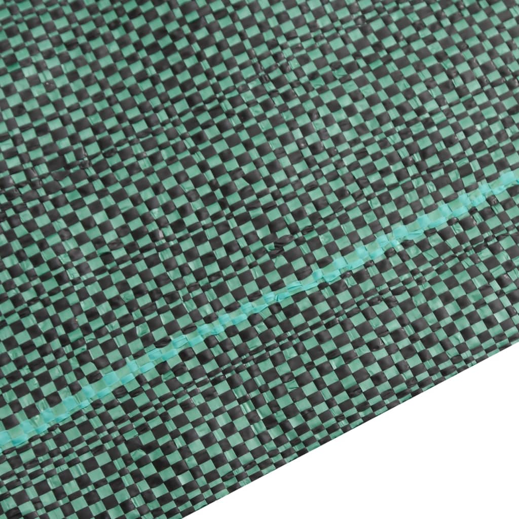 vidaXL Membrane anti-mauvaises herbes vert 1x150 m PP