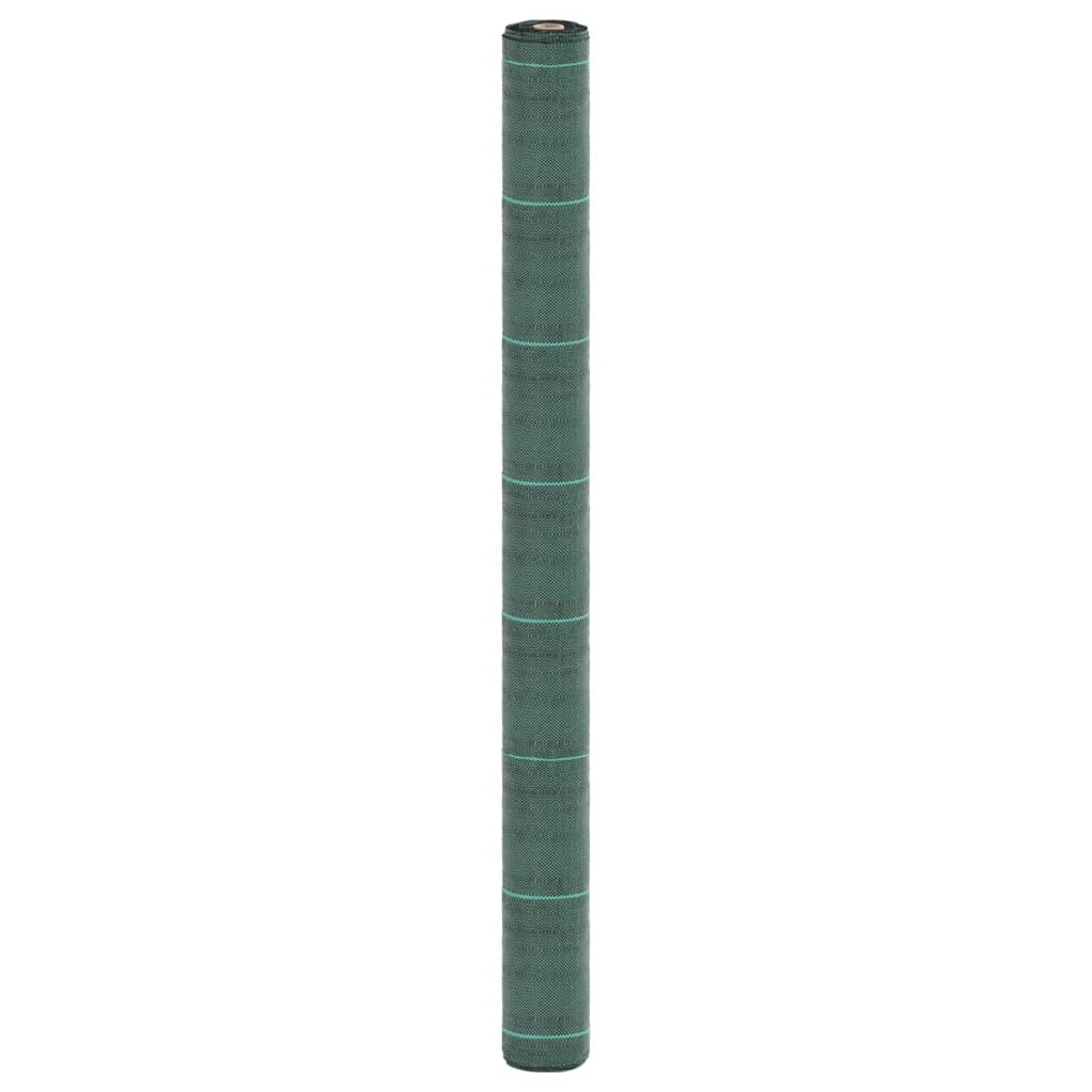 vidaXL Membrane anti-mauvaises herbes vert 1,5x100 m PP
