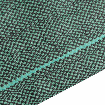 vidaXL Membrane anti-mauvaises herbes vert 1,5x100 m PP
