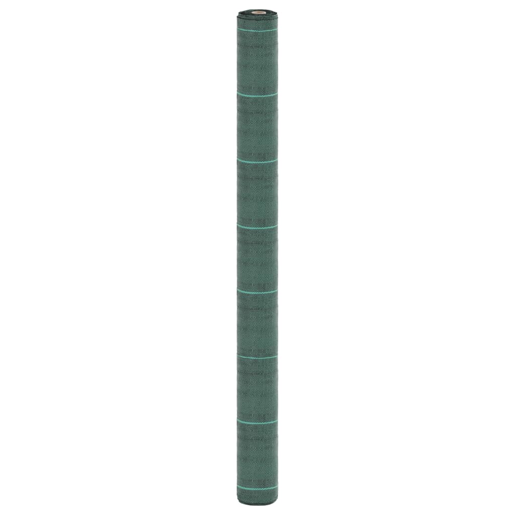 vidaXL Membrane anti-mauvaises herbes vert 1,5x200 m PP
