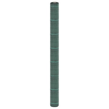 vidaXL Membrane anti-mauvaises herbes vert 1,5x200 m PP