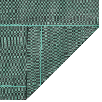 vidaXL Membrane anti-mauvaises herbes vert 1,5x200 m PP