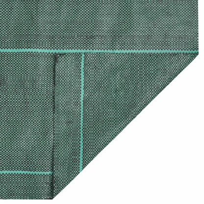 vidaXL Membrane anti-mauvaises herbes vert 2x25 m PP