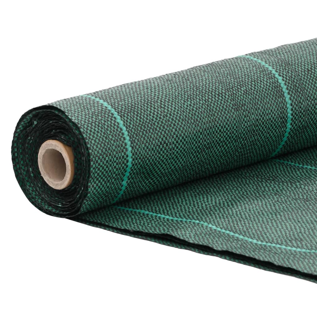 vidaXL Membrane anti-mauvaises herbes vert 2x50 m PP